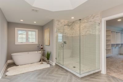 Open Concept Shower Design
