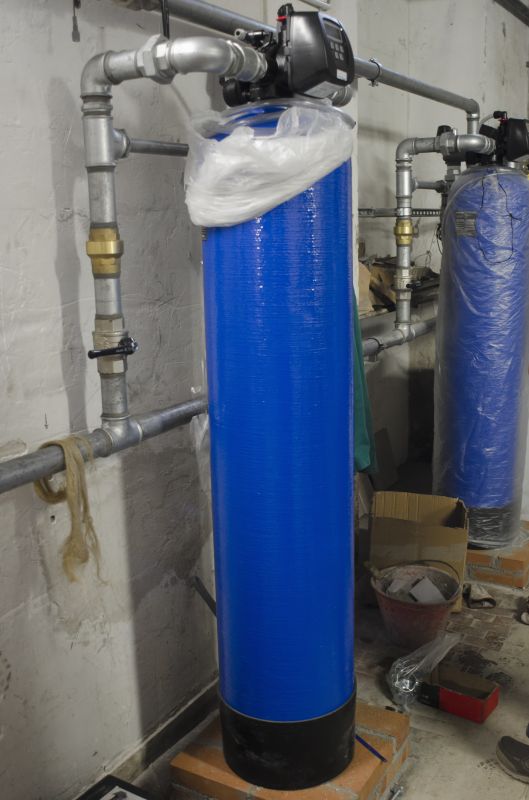 Water Softener System with Piping