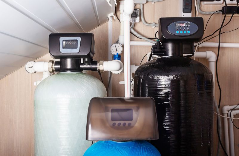 Water Softener System with Valves